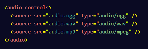 Syntax for other source elements.